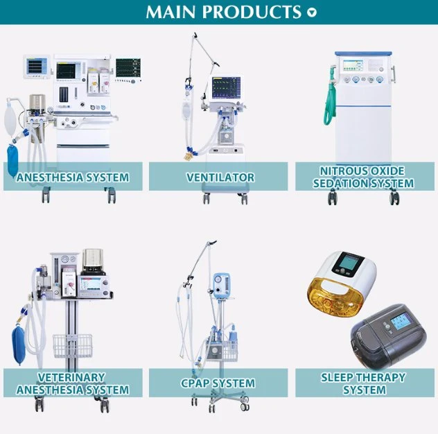 Superstar Med S1100 Portable ICU Machine for Hospital Cheap Price Ventilator