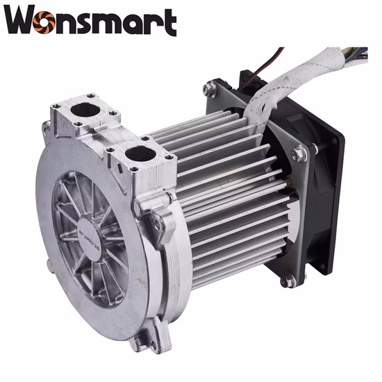 Soplador médico, ventilador de 110mm, tamaño pequeño, 32kpa, 15cfm, flujo de aire, pila de combustible, máquina de soplador de aire eléctrico de alta presión sin escobillas CC usado