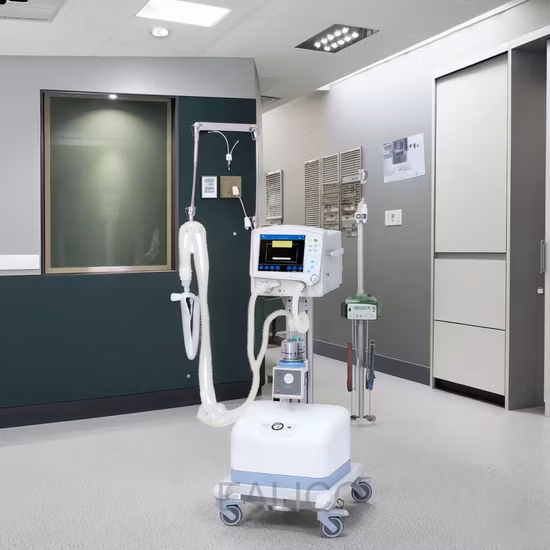 Ventilador de UCI neonatal con sistema CPAP para respiración de emergencia para recién nacidos y bebés en el Hospital Nlf